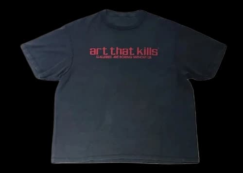 Gallery Dept. Art That Kills Logo Reversible T-Shirt Vintage Black