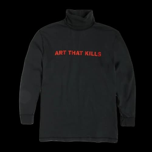 Gallery Dept. ART THAT KILLS Turtleneck L/S T-shirt Black