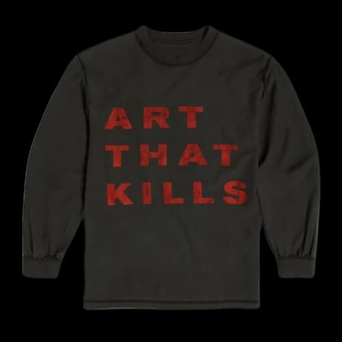 Gallery Dept. Big ART THAT KILLS Reversible L/S T-shirt Black