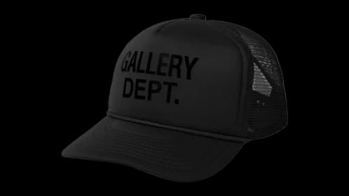 Gallery Dept. GD Logo Trucker Cap Black/Black