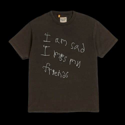 Gallery Dept. I Am Sad S/S T-Shirt Black