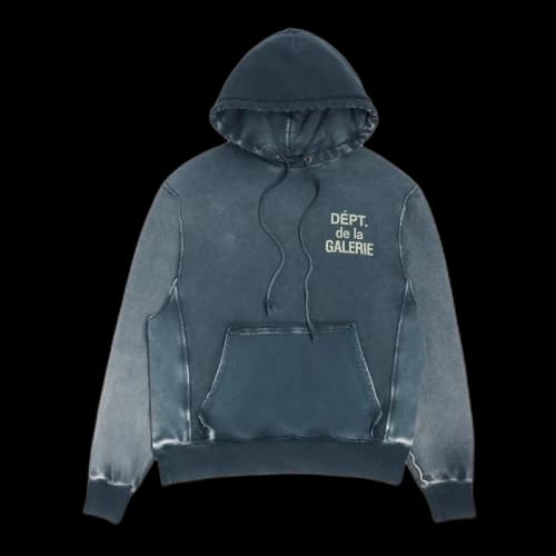 Gallery Dept. Reversible French Logo Hoodie Navy