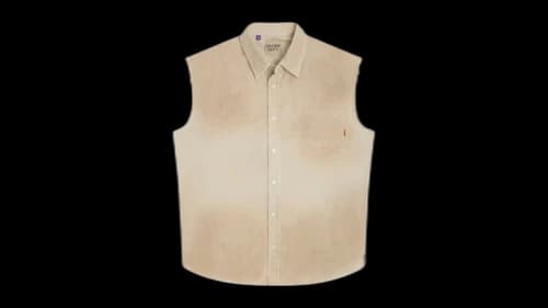 Gallery Dept. Trucker Sleeveless Marley Top Dirty White
