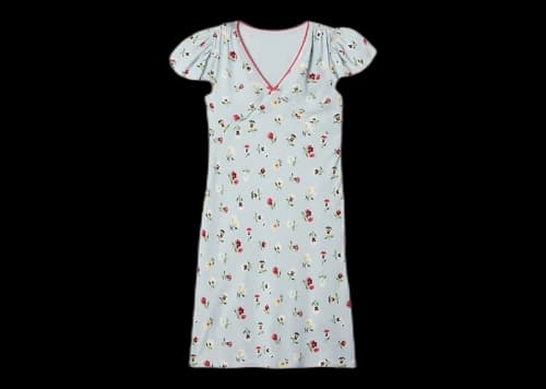 Gap x DÔEN Floral Mini Dress Dublin Blue Floral Print