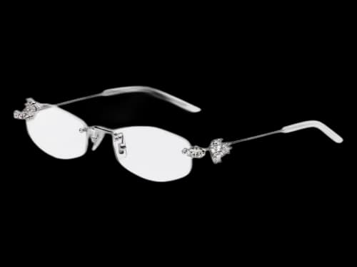 Gentle Monster Glitz 02 Sunglasses Silver/Clear