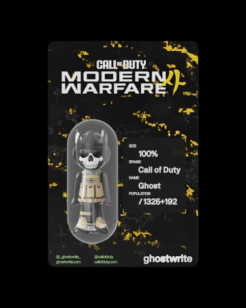 ghostwrite x Call Of Duty "Ghost" 100% ghosts