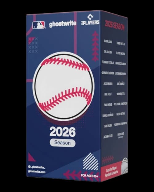 ghostwrite x MLB "2026 Season" 100% Blind Box Sealed Single