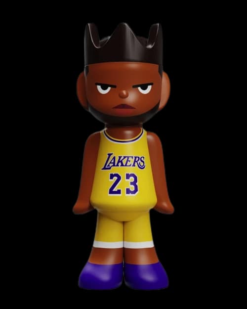 ghostwrite x NBA "Game Face" 2025 LeBron James 100% (Base /50)