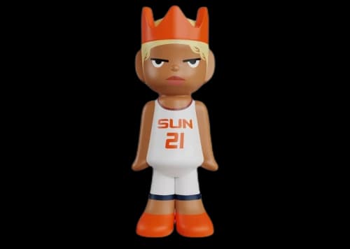 ghostwrite x WNBA "Game Face" 2024 DiJonai Carrington 100% (Edition of 800) Base