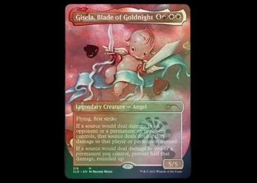 Gisela, Blade of Goldnight (Foil) Magic: The Gathering TCG Secret Lair Drop Series Mythic #218 (Ungraded)