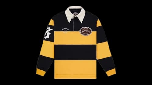 Godspeed Classic Field Rugby Shirt Black/Yellow