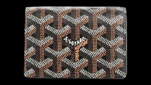 Goyard Business Card Holder Goyardine Black