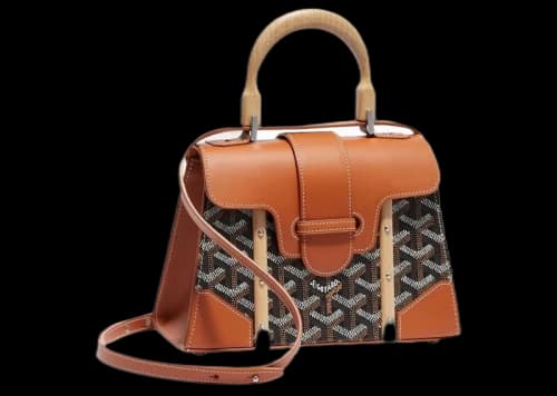 Goyard Saigon Structure Mini Bag Black/Tan