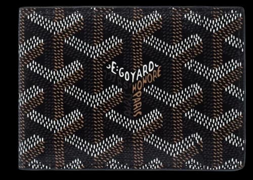 Goyard Slot Wallet Victoire Companion Goyardine Black