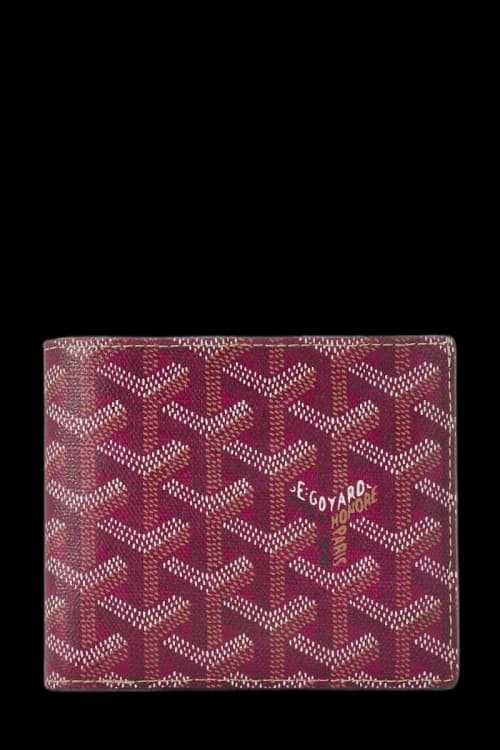 Goyard Saint Florentin Wallet Goyardine Burgundy