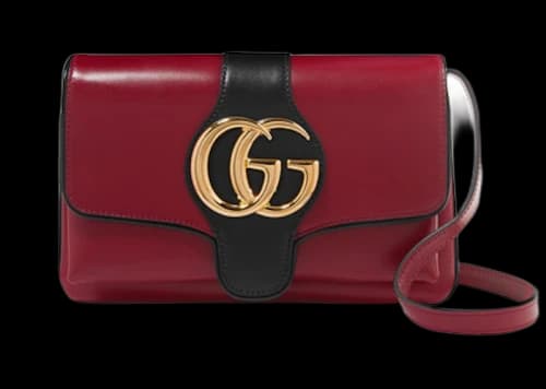 Gucci Arli Shoulder Bag Two Tone Small Red