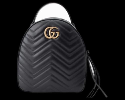 Gucci GG Marmont Backpack Matelasse Black