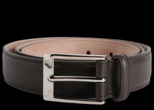 Gucci Belt Square Buckle Brown