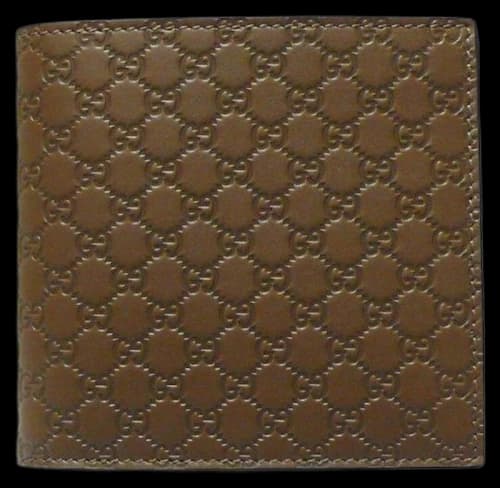 Gucci Bifold Wallet MicroGuccissima with Coin Pouch Brown