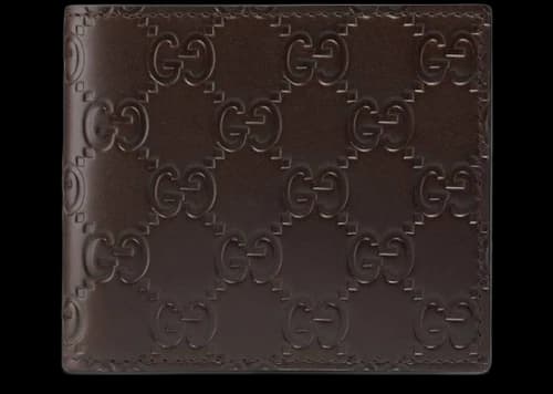 Gucci Bifold Wallet Signature Brown