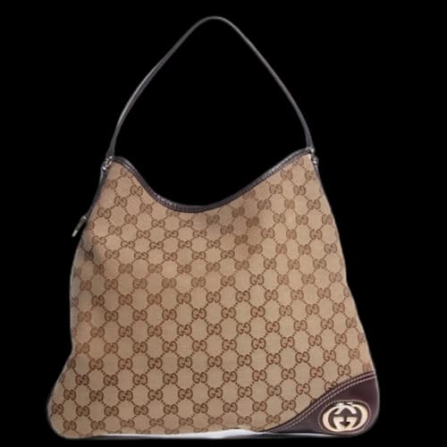Gucci Britt Hobo GG Medium Brown