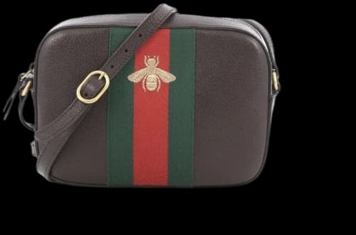 Gucci Camera Bag Crossbody Bee Web Brown