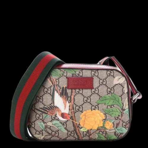 Gucci Crossbody Monogram GG Supreme Tian Mini Red