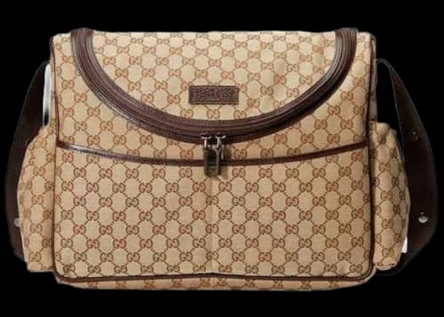 Gucci Diaper Bag GG Supreme Beige/Ebony