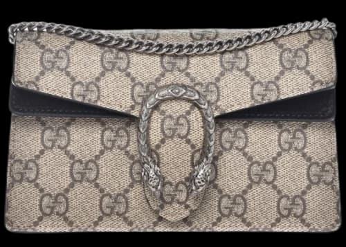 Gucci Dionysus GG Supreme Super Mini Black