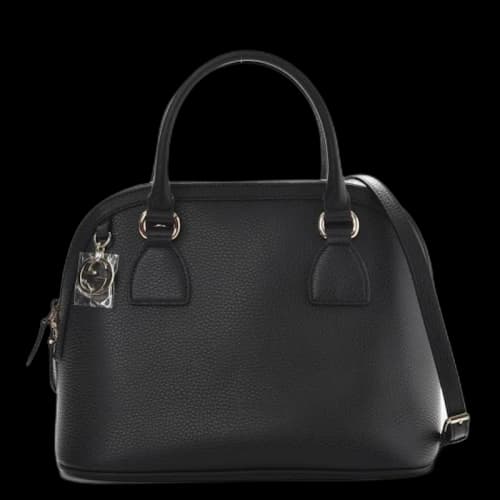 Gucci Dome Satchel Top Handle Medium Nero Black