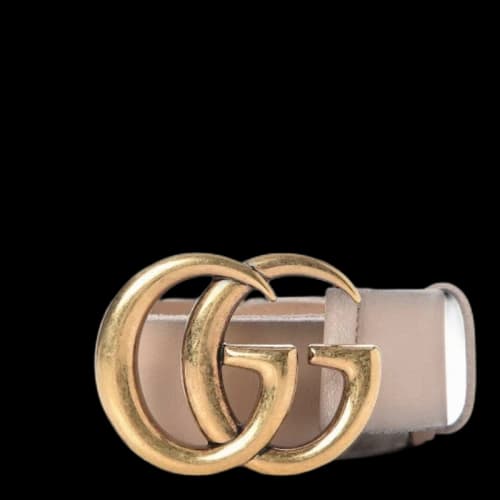 Gucci Double G Belt Faded Oatmeal