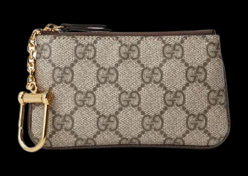 Gucci GG Supreme Canvas Ophidia Key Case Beige/Ebony
