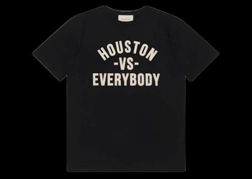 Gucci HOUSTON VS. EVERYBODY T-shirt Black