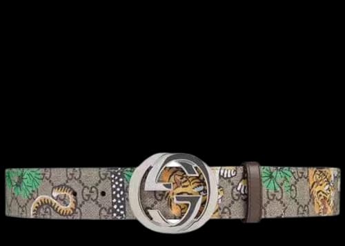 Gucci Interlocking G Belt Supreme GG Bengal Beige/Brown/Multicolor