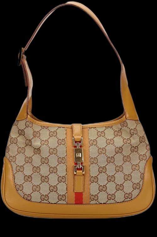 Gucci Jackie Shoulder Monogram GG Beige