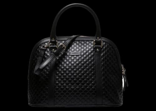 Gucci Microguccissima Dome Bag Black