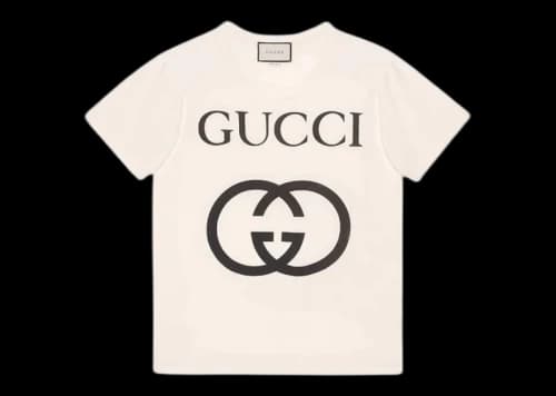 Gucci Oversize with Interlocking G T-shirt White/Black