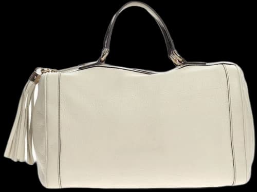 Gucci Soho Boston Bag Satchel Cream