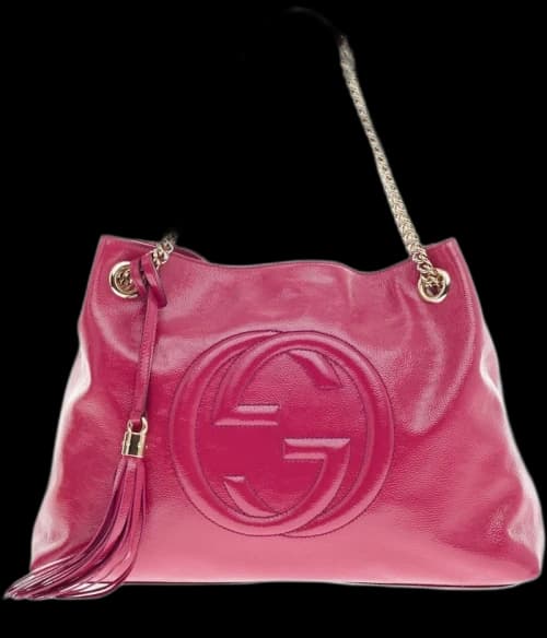 Gucci Soho Shoulder Chain Strap Medium Pink
