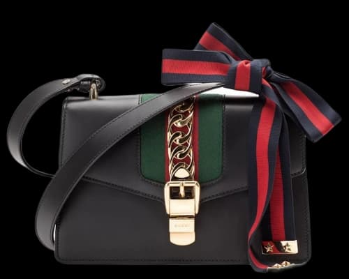 Gucci Sylvie Shoulder Bag Small Black