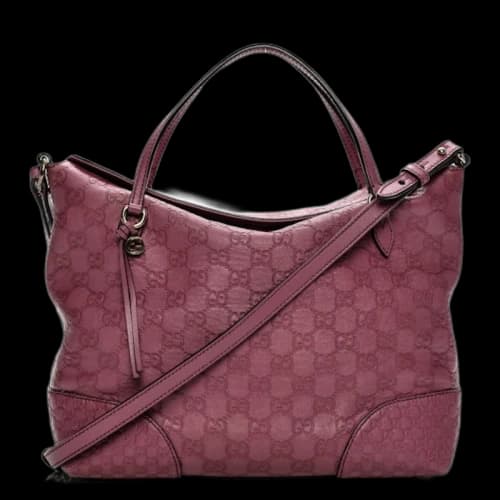Gucci Bree Tote Guccissima Medium Peonia Pink