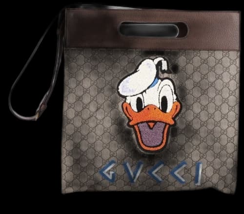 Gucci Tote GG Supreme Donald Duck Beige/Ebony