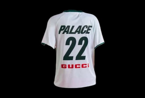 Gucci x Gucci Printed Football Technical Jersey T-Shirt White (FW22)