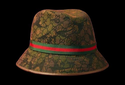 Gucci x Palace GG-P Canvas Web Logo Fedora Camouflage (FW22)