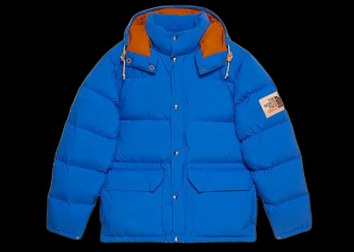 Gucci x The North Face Nylon Jacket Blue