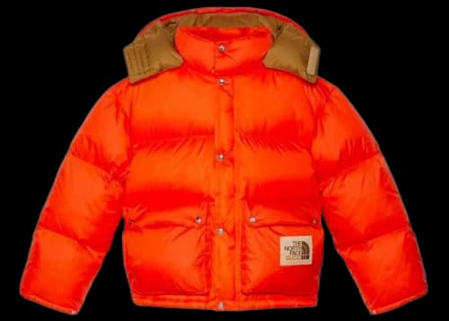 Gucci x The North Face Nylon Jacket Red