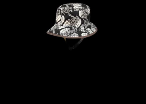 Gucci x The North Face Self Tie Nylon Hat Black/White