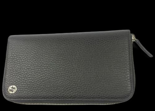 Gucci Zip Wallet Interlocking G Dark Brown