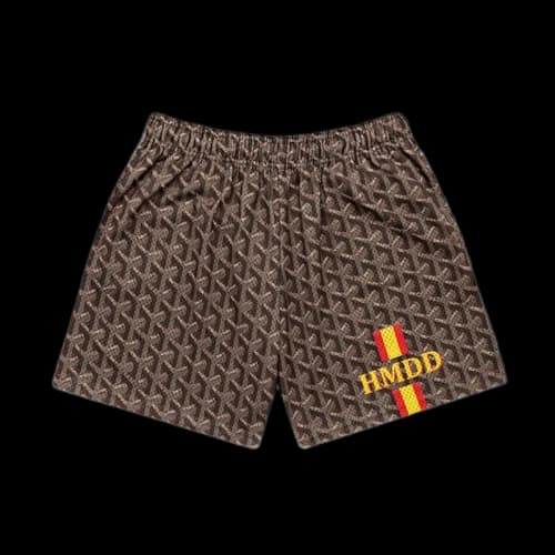 Happy Memories Don't Die Maison HMDD Basketball Shorts Brown