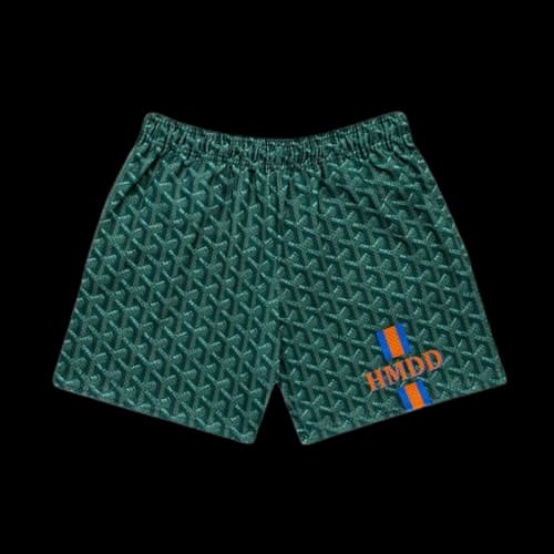 Happy Memories Don't Die Maison HMDD Basketball Shorts Green